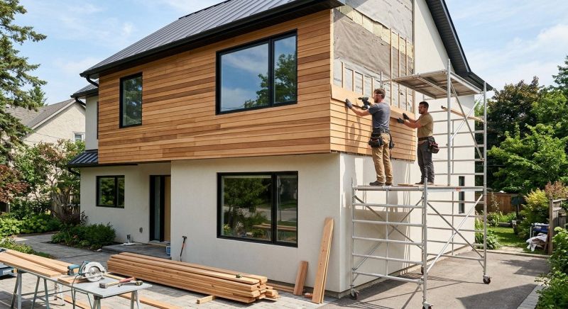Faux Wood Siding Installation in Hayden, AL