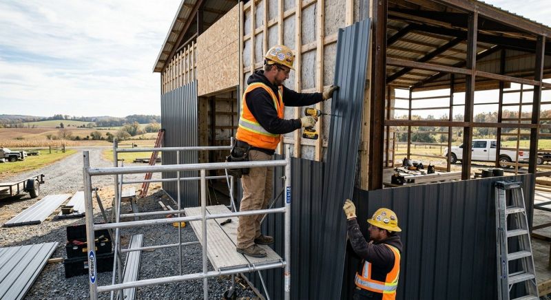 Metal Barn Siding Installation in Jasper, AL